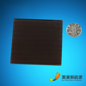 Painel solar de silicone amorfo para uso externo